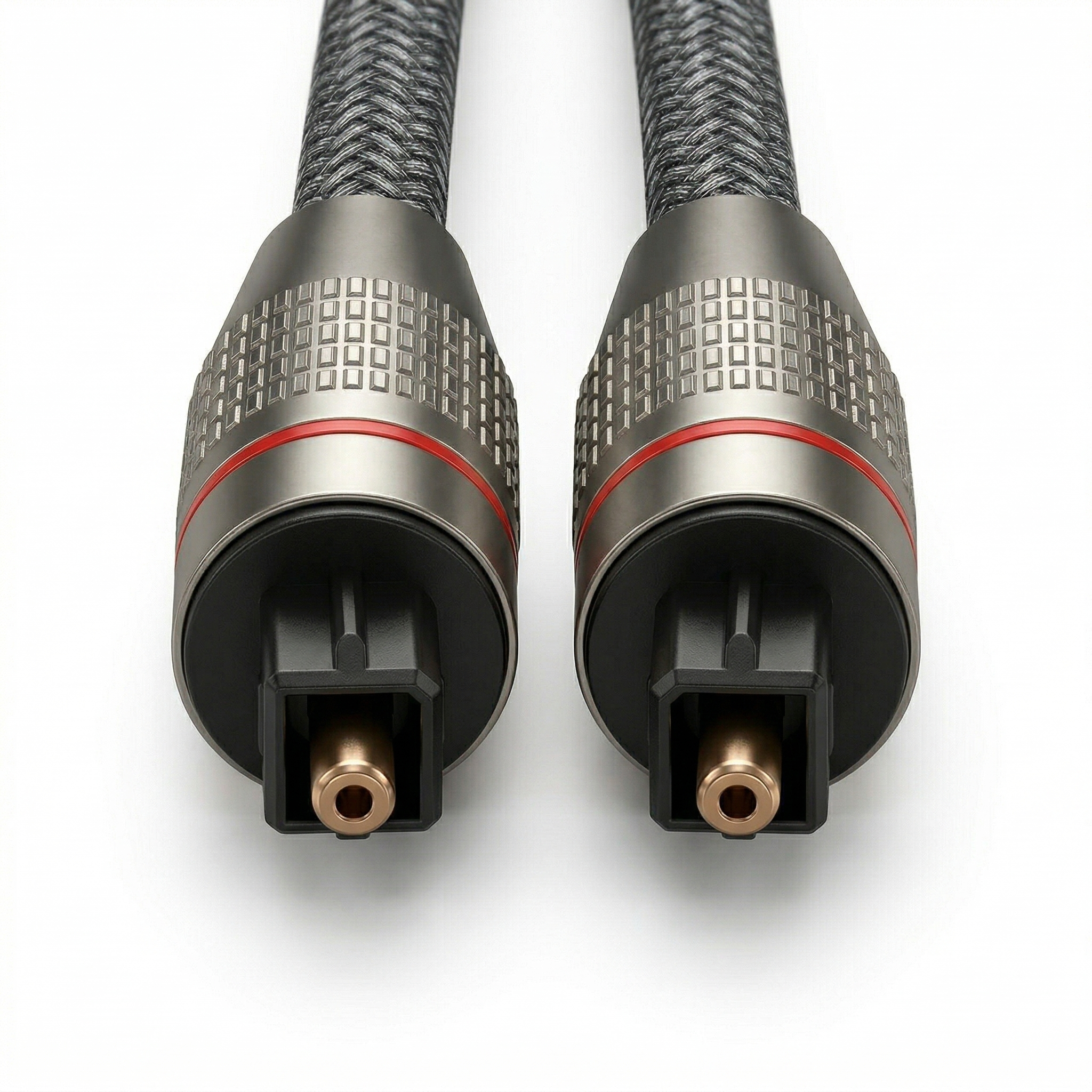 Cable de Audio Óptico Digital Toslink Premium Trenzado 2 Metros s2087