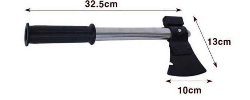 Pala 4 en 1 Camping Plegable Hacha Sierra y Cuchillo + Funda S0281