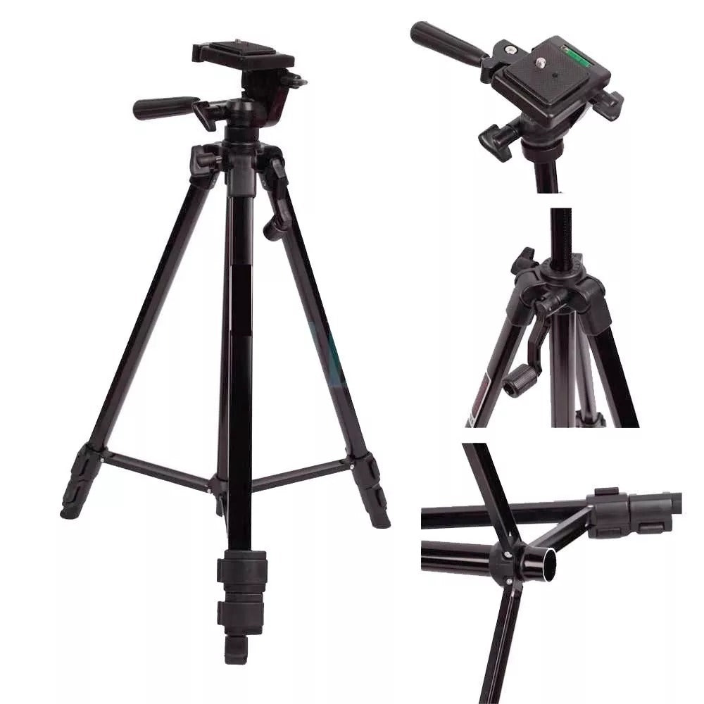 Tripode Camara Celular 3 Secciones 1.70m + Funda + Soporte Hi Venture J0006