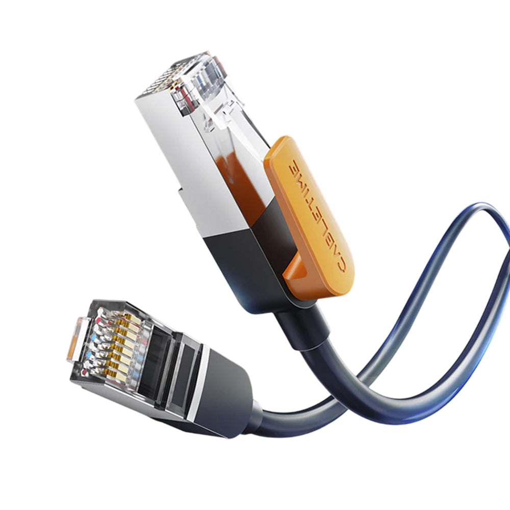 Cable de Red Ethernet Cat 6 FTP Blindado 1000Mbps 250MHz CABLETIME de 5 Metros CN61P S2186