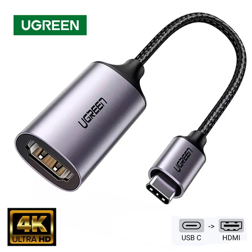 Adaptador USB-C a HDMI Ugreen 4K@60Hz Cable Trenzado de Aluminio 70444 S2204