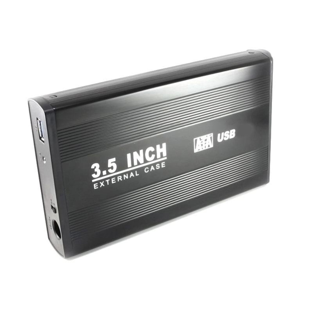 Case Disco Duro Externo Sata 3.5 USB 2.0 PC Negro S0026