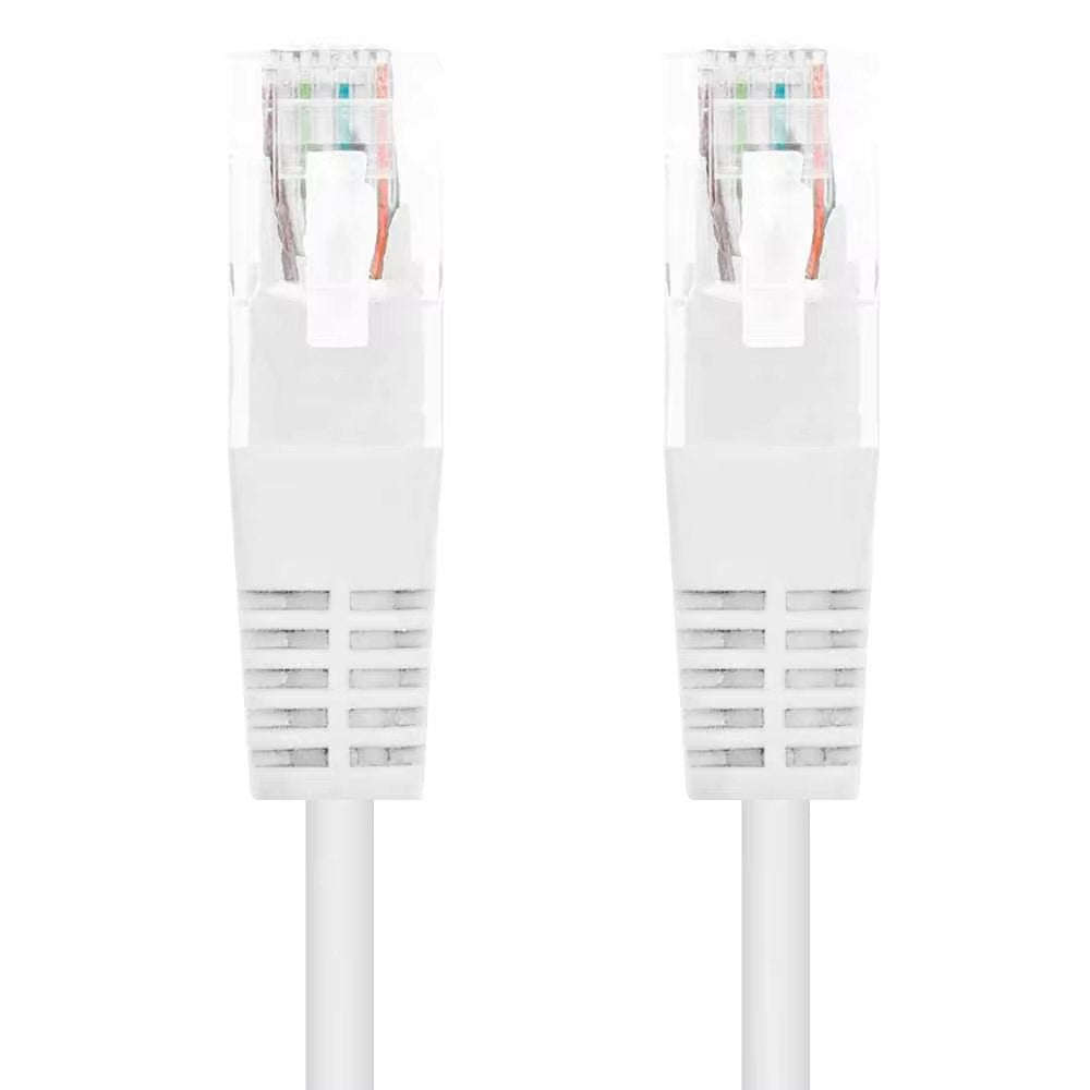 Cable de Red UTP Cat 5 Testeado Rj45 20 Metros Blanco S0041