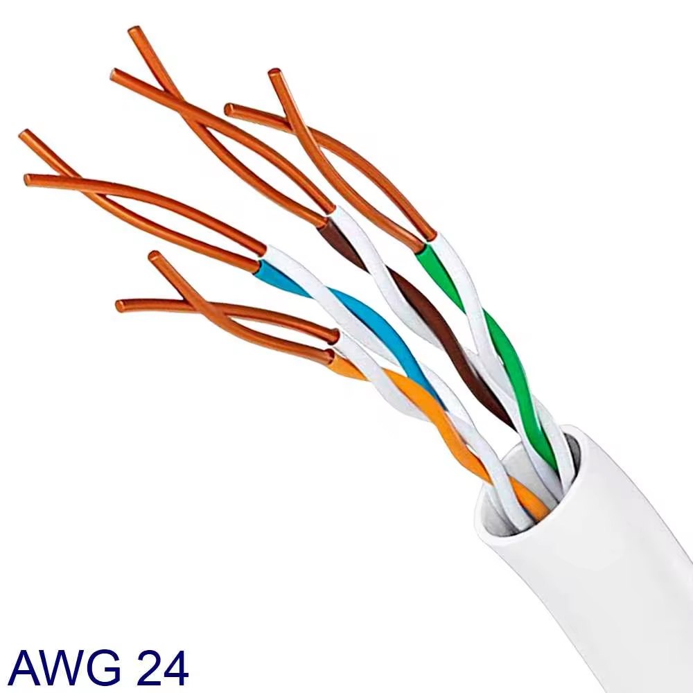 Cable de Red UTP Cat 5 Testeado Rj45 20 Metros Blanco S0041