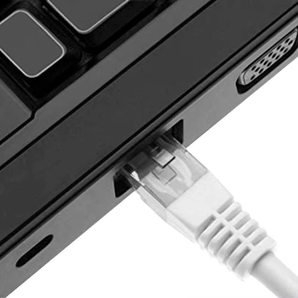 Cable de Red UTP Cat 5 Testeado Rj45 20 Metros Blanco S0041