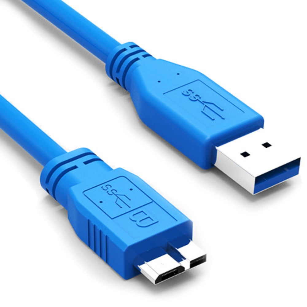 Cable USB 3.0 a Disco Duro Externo B 1.5 metros USB 3.0 a Micro B Azul S0046