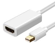 Adaptador Convertidor Mini Displayport A hdmi Mdp A hdmi Mac Blanco S0087