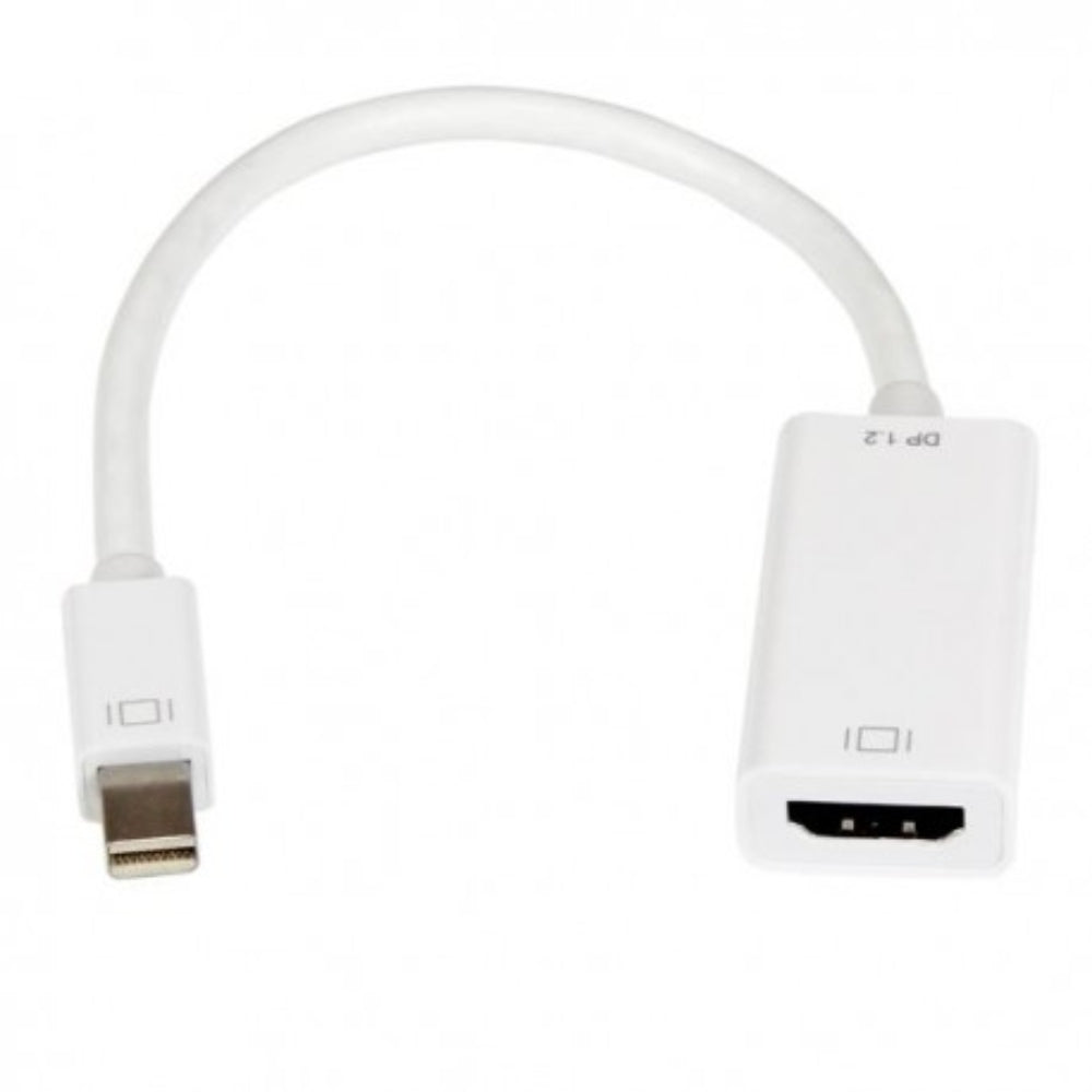 Adaptador Convertidor Mini Displayport A hdmi Mdp A hdmi Mac Blanco S0087