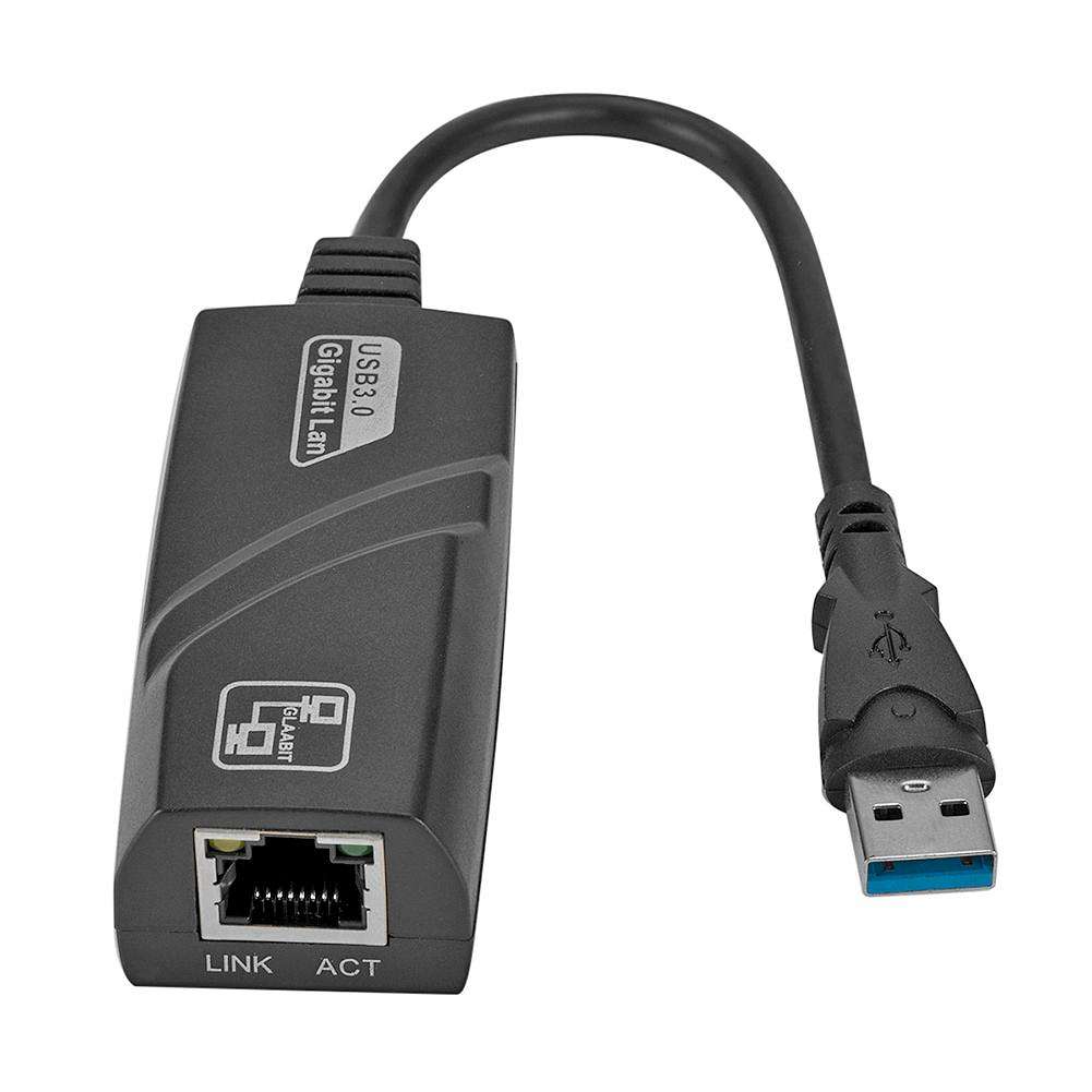Adaptador USB 3.0 a RJ45 USB LAN Ethernet Windows Internet Gigabit S0132