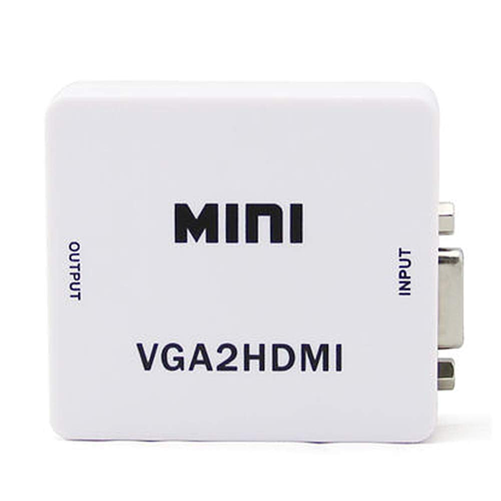 Convertidor Adaptador VGA a HDMI con Audio Full HD Mini VGA 2 HDMI S14080