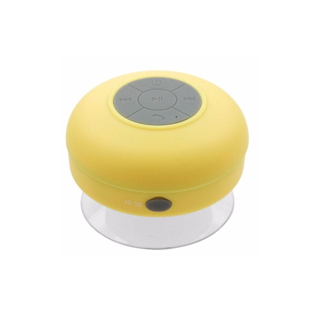 Parlante Acuático Bluetooth Micrófono Ducha Amarillo S0161