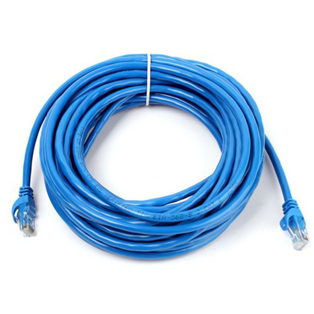 Cable de Red UTP Cat 5 Testeado Rj45 10 Metros Azul S0191