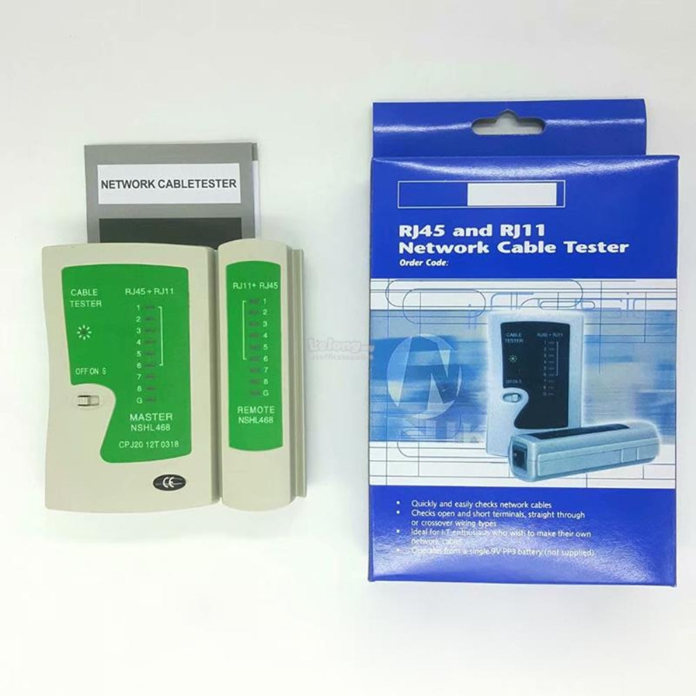 Lan Tester Rj45 Rj11 Probador Cable de Red Testeador Probado S0195