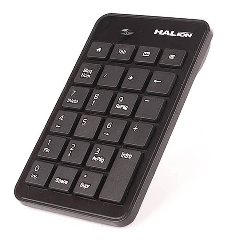 Teclado Numérico Halion USB K-119 Cable de 1.4 m 23 Teclas S0205