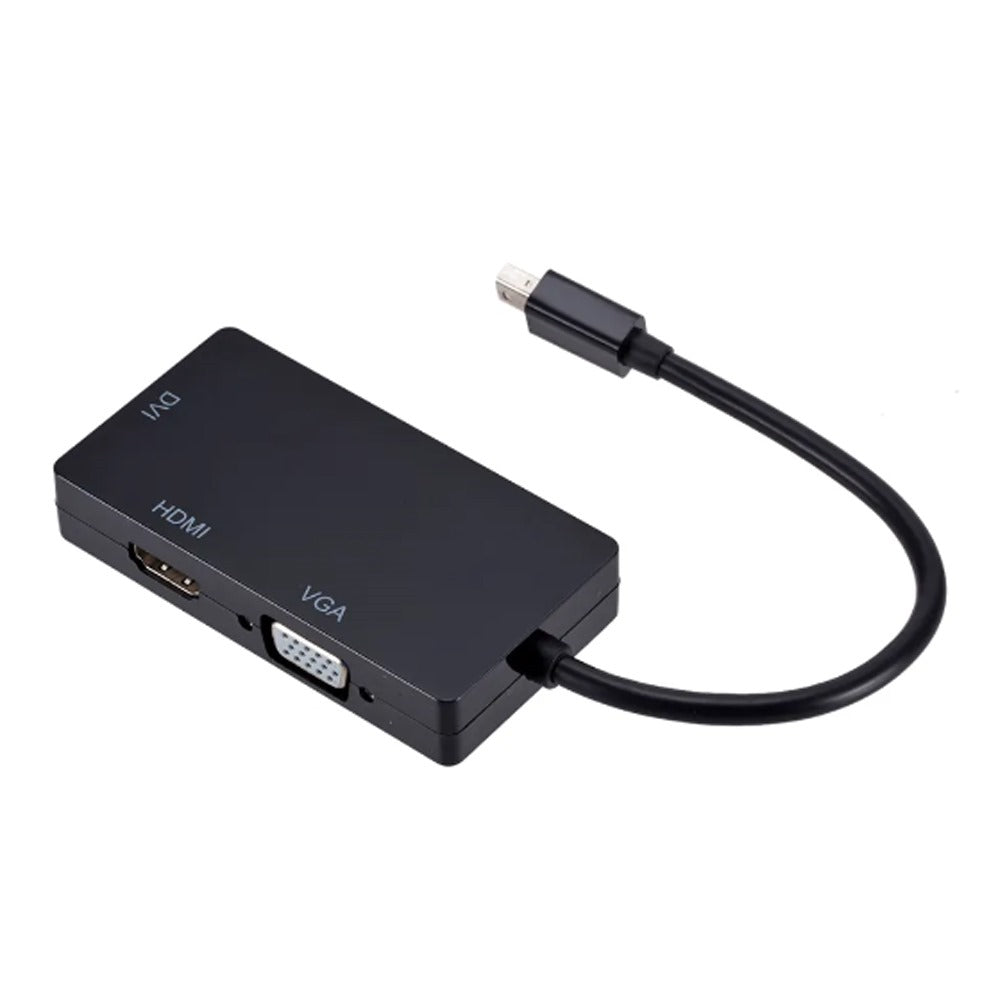 Convertidor 3 en 1 Thunderbolt Mini Displayport a HDMI VGA DVI S0218