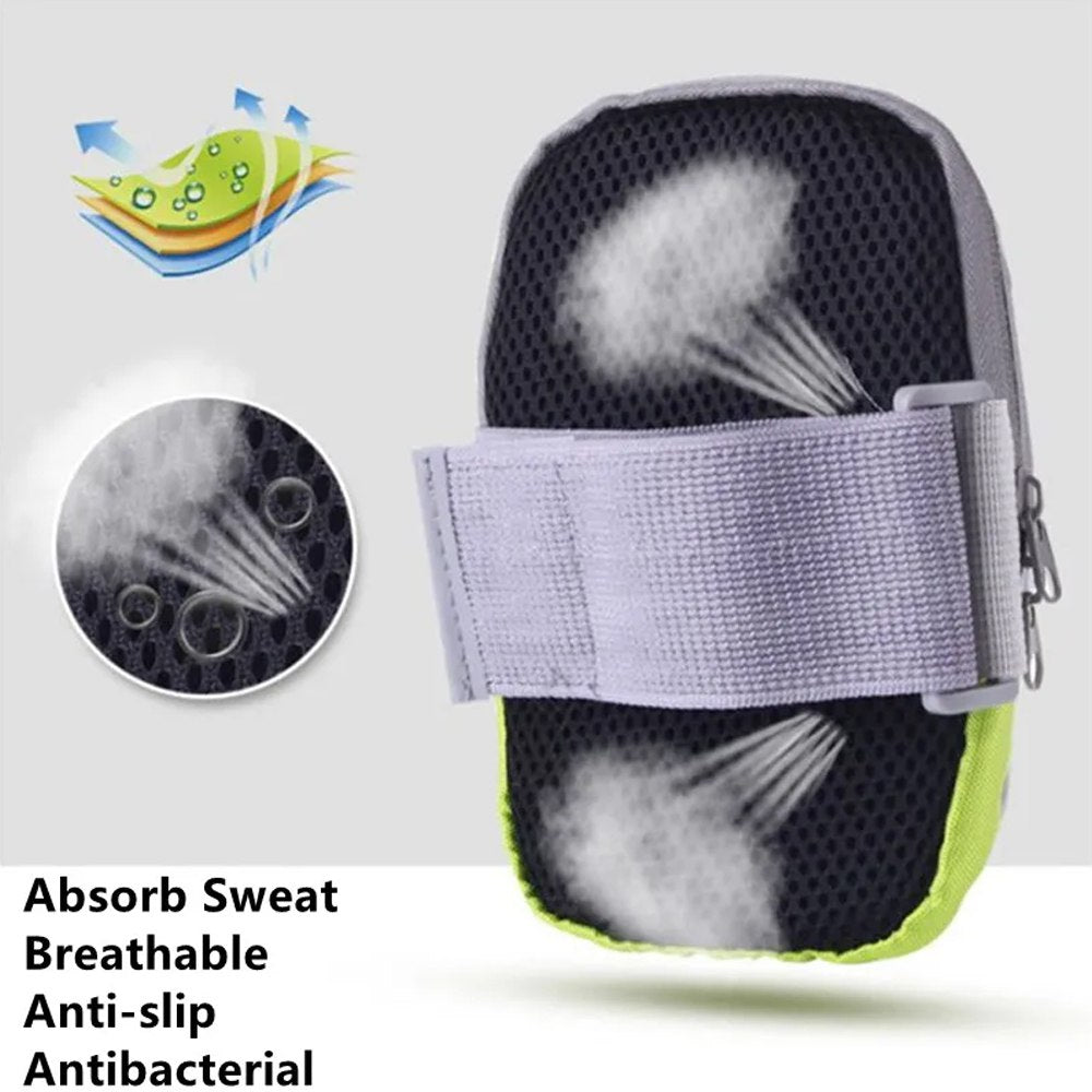 Bolso Porta Celular Deportivo Con Correa brazalete Negro S0259-3