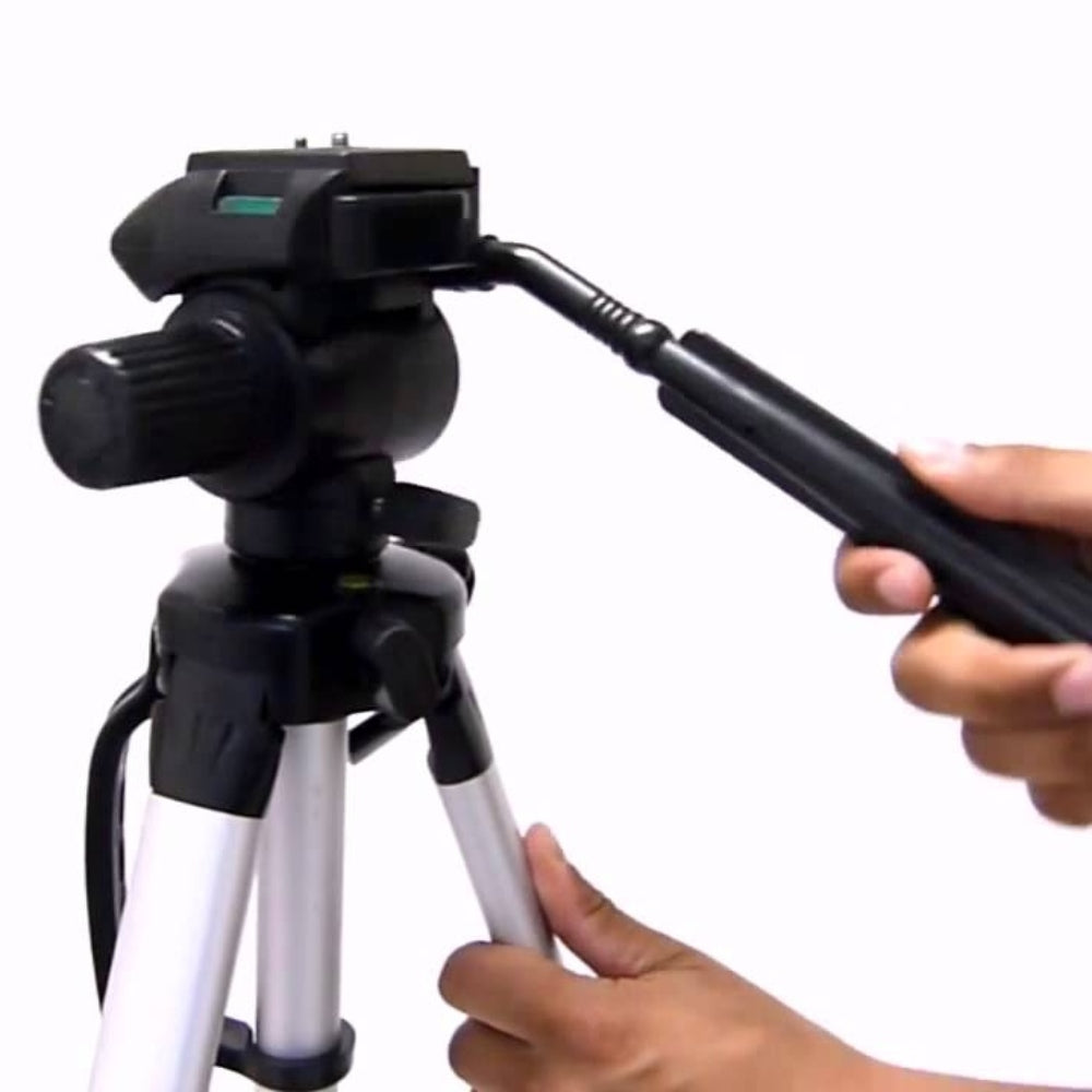 Trípode Cámara Celular 3 Secciones 1.50m + Funda + Soporte S0260