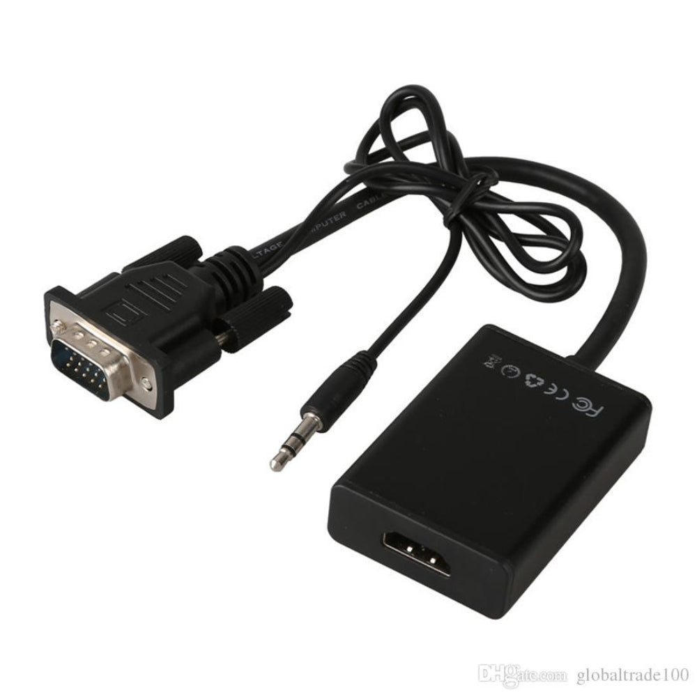 Convertidor VGA a HDMI con Audio Digital Full HD 1080p S0263