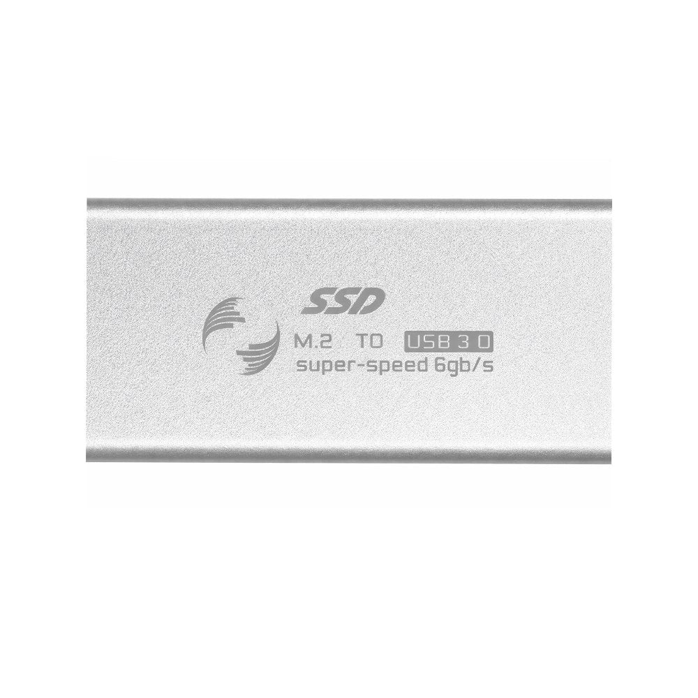 Adaptador Convertidor Case SSD Mini M.2 Ngff Sata a USB 3.0 Plata S0273-1