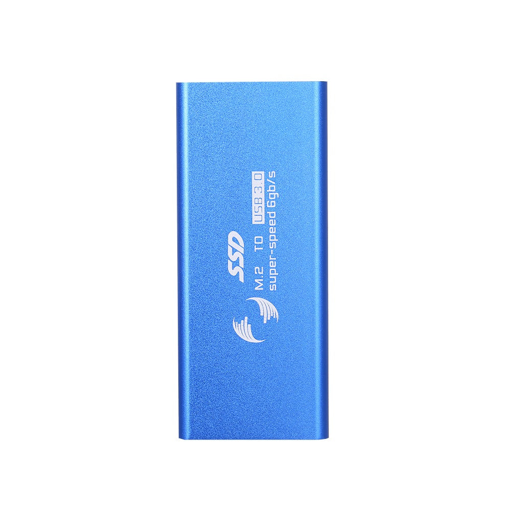 Adaptador Convertidor Case SSD Mini M.2 Ngff Sata a USB 3.0 Azul S0273-3