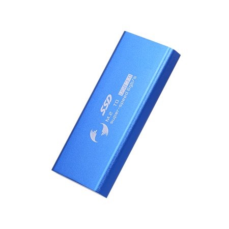 Adaptador Convertidor Case SSD Mini M.2 Ngff Sata a USB 3.0 Azul S0273-3