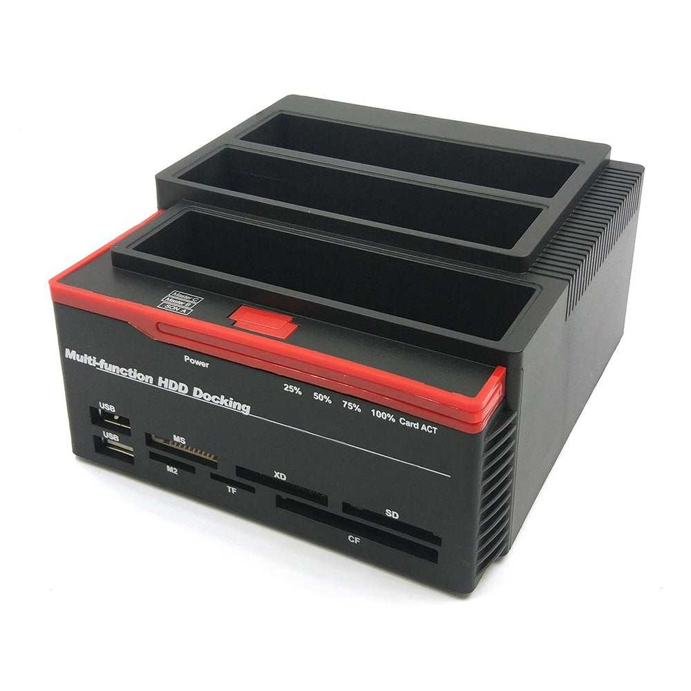 Hdd Docking Station Triple 2.5 3.5 Ide Sata Usb 3.0 Ms Sf md S0284