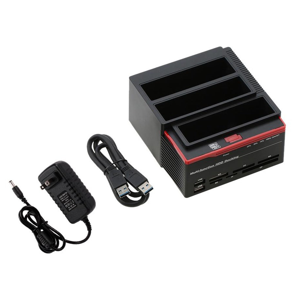 Hdd Docking Station Triple 2.5 3.5 Ide Sata Usb 3.0 Ms Sf md S0284
