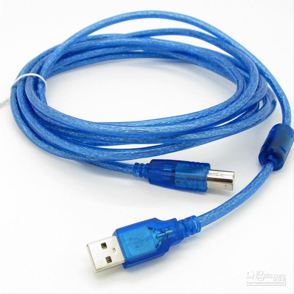 Cable para Impresora Escáner Usb 2.0 3 Metros - Azul S0311