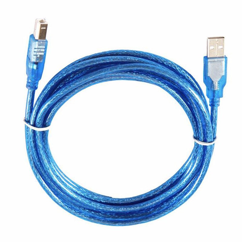Cable para Impresora Escáner Usb 2.0 3 Metros - Azul S0311