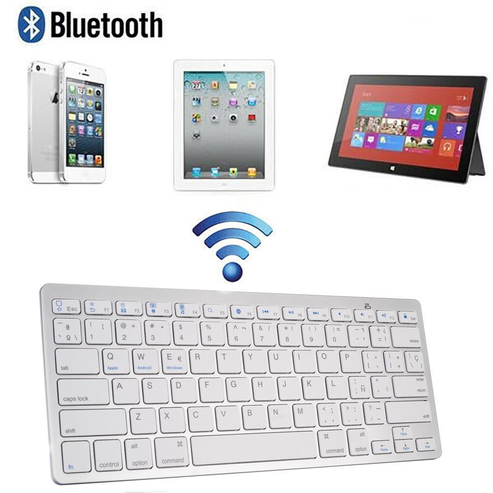 Mini Teclado Inalámbrico Ultra Delgado Bluetooth 3.0 Tablet Celular S0324