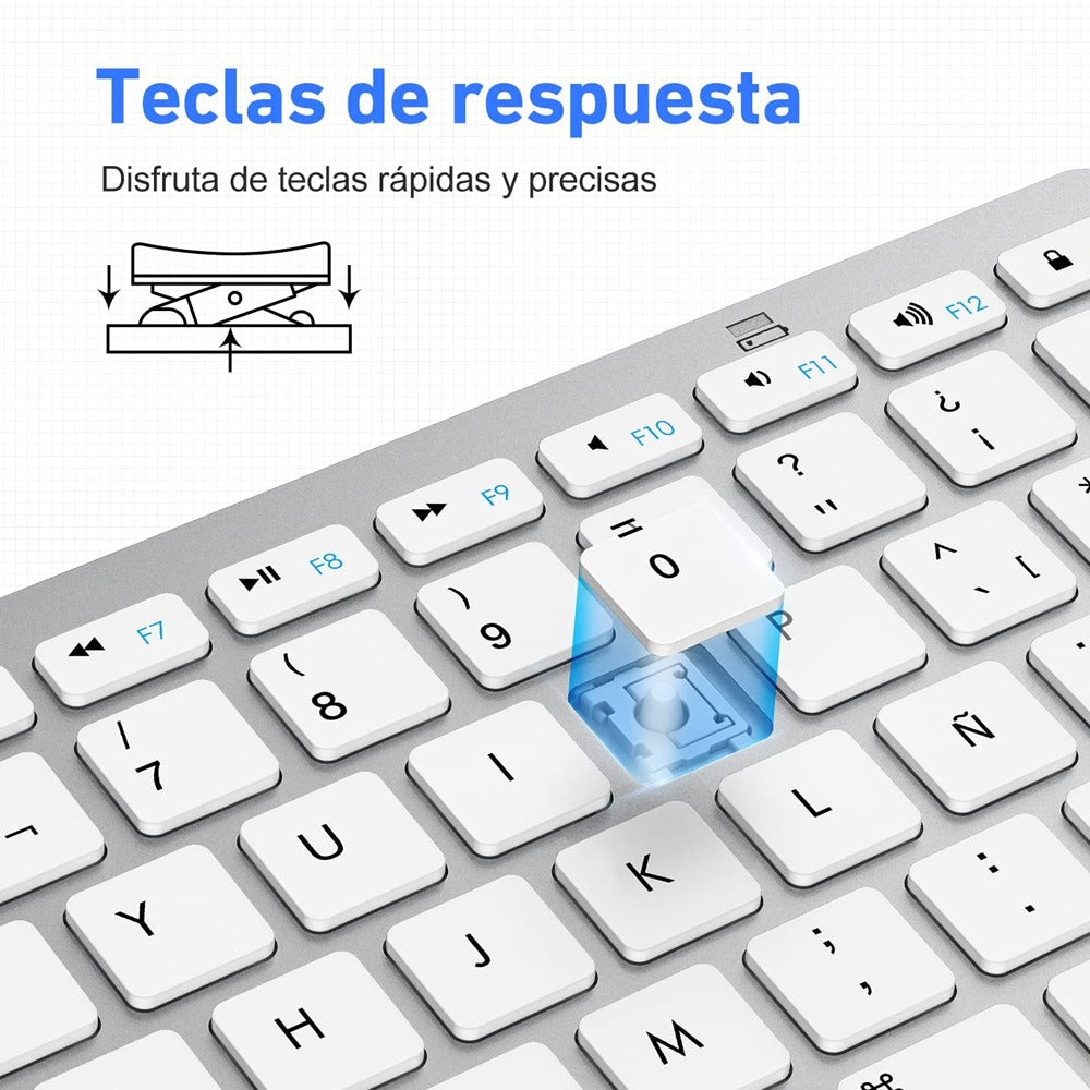 Mini Teclado Inalámbrico Ultra Delgado Bluetooth 3.0 Tablet Celular S0324
