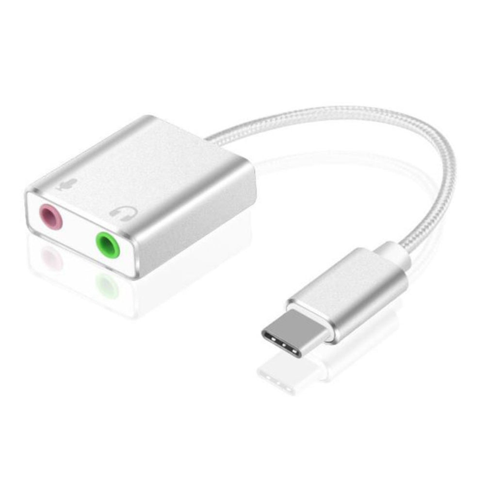 Tarjeta de Sonido Tipo C 7.1 Audio 3d Microfono Externo Usb S0328