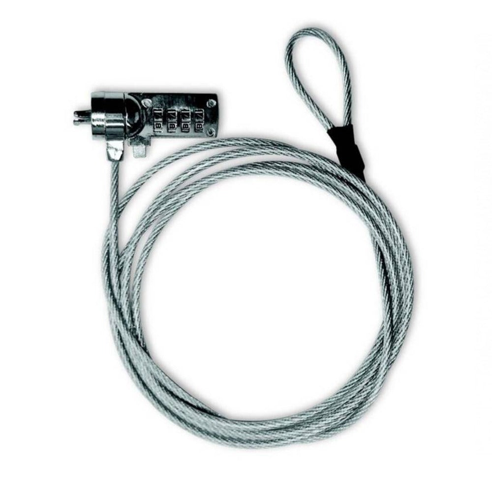 Cable Candado De Acero Con Clave Para Laptop Notebooks F&k S0340