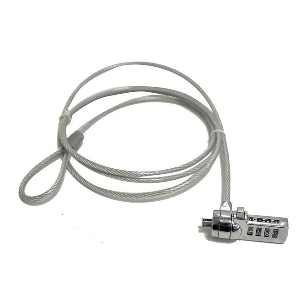 Cable Candado De Acero Con Clave Para Laptop Notebooks F&k S0340