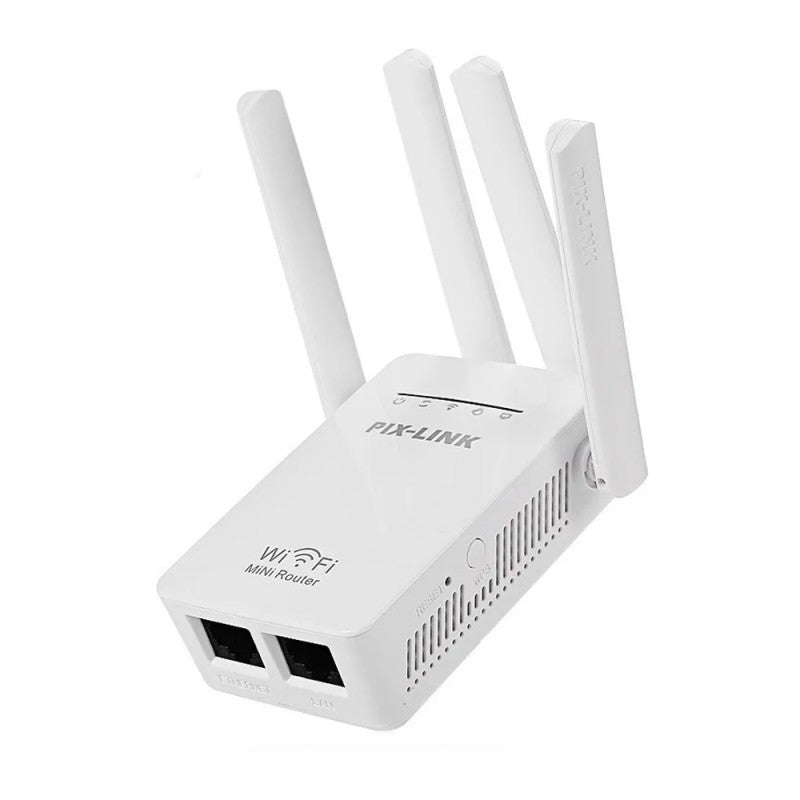 Router WIFI 300mbps Repetidor de Señal Extender 4 Antenas S0353