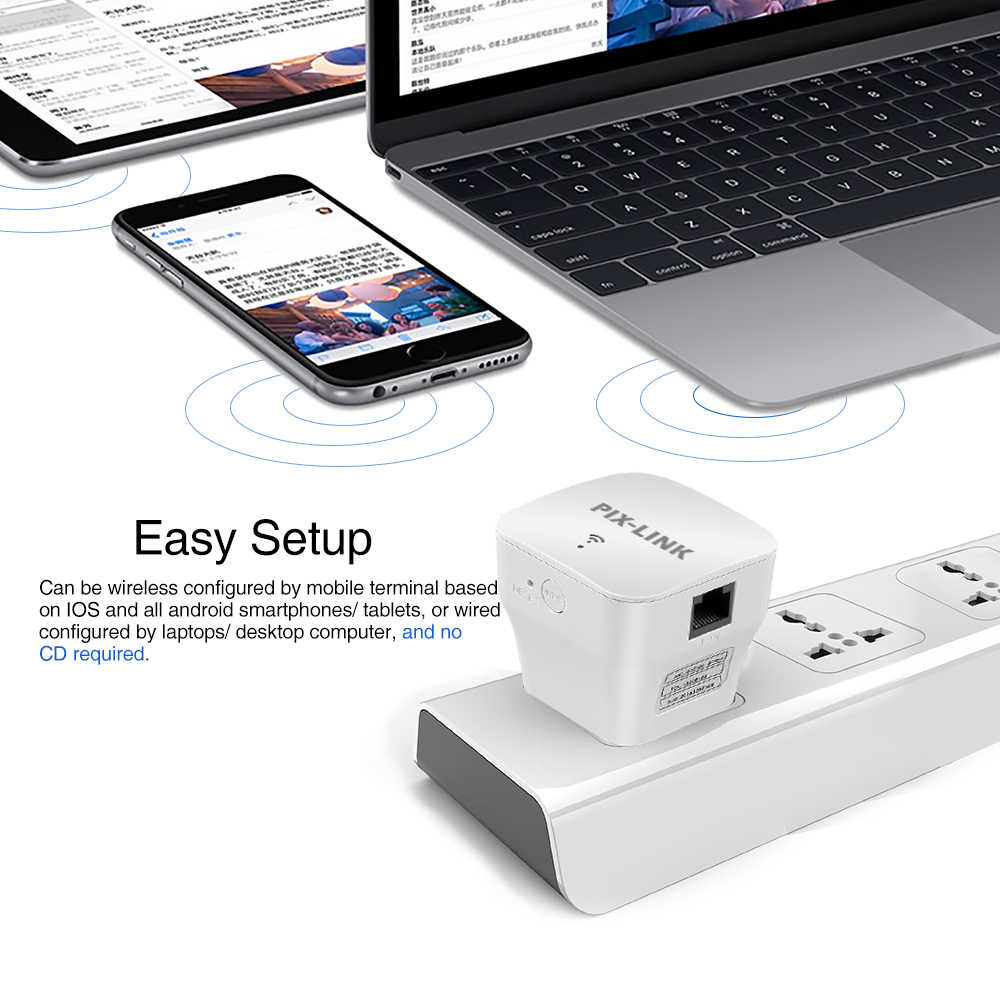 Router WIFI 300mbps Repetidor de Señal Extender Lv-wr12 S0359