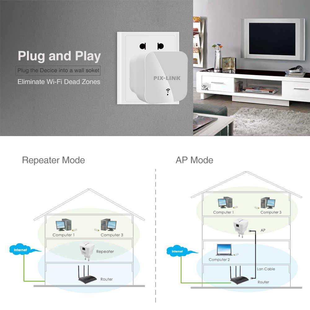 Router WIFI 300mbps Repetidor de Señal Extender Lv-wr12 S0359