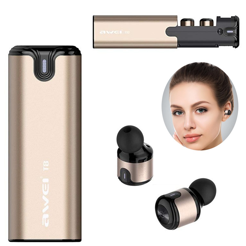 Audífonos Awei T8 Tws Bluetooth Inalámbricos iPhone Android S0428-1