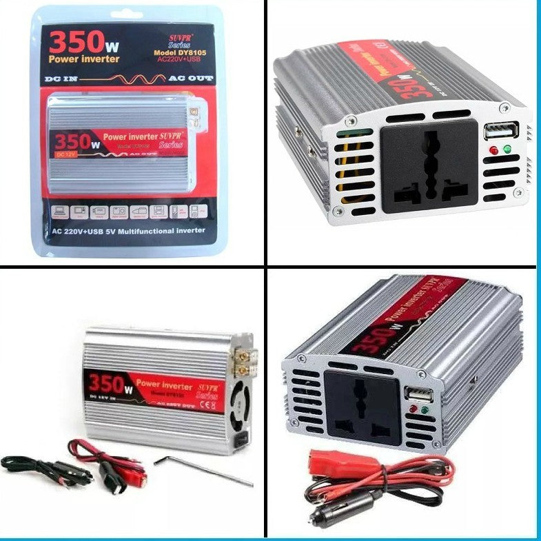 Inversor de Corriente para Auto de 12v a 220v USB 350w S0453