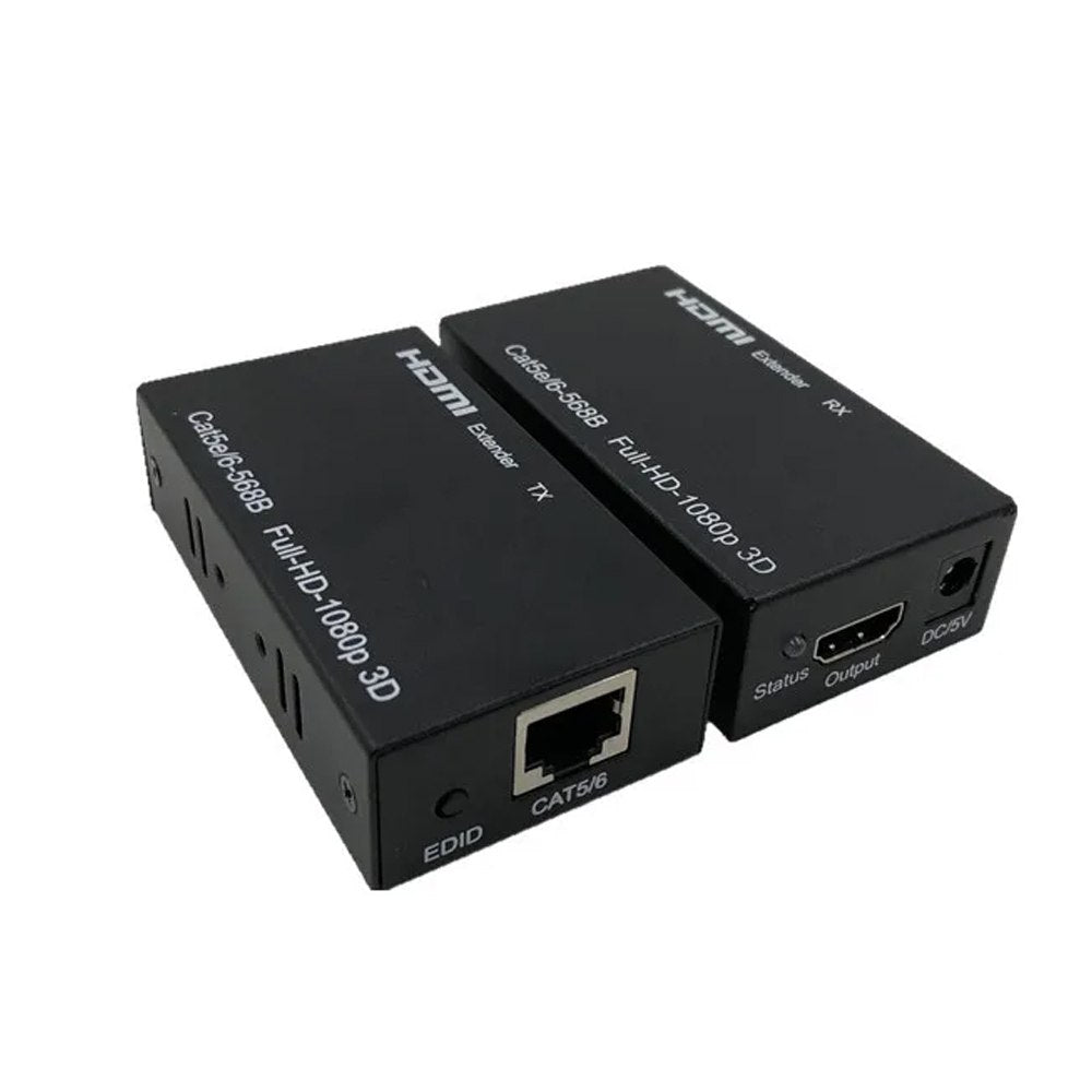 Extensión Extender Hdmi a Rj45 Utp Cat 5 6 Hasta 60 Metros lan S0455