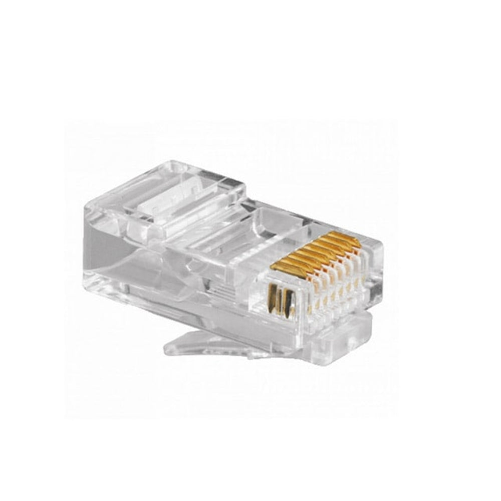 Plug Conector Rj45 Cat 5 Cat5e para Extensión x100 Unidades S0559