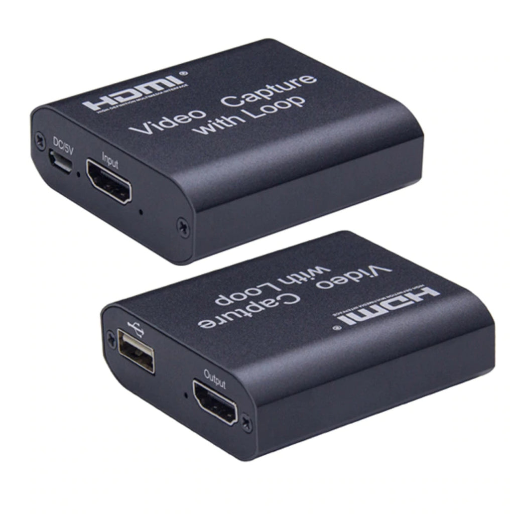 Capturadora de Video USB 2.0 HDMI Capture con Loop Out 4K 2K S0575