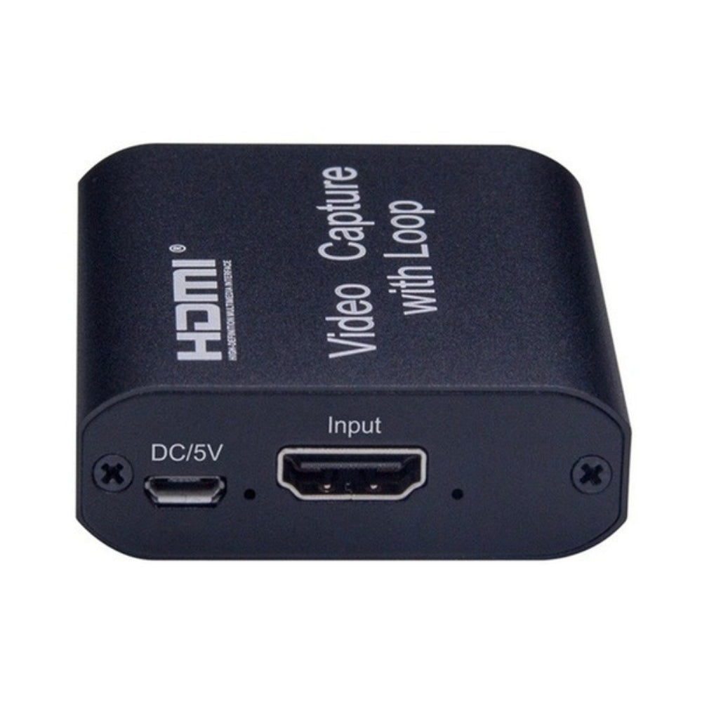 Capturadora de Video USB 2.0 HDMI Capture con Loop Out 4K 2K S0575
