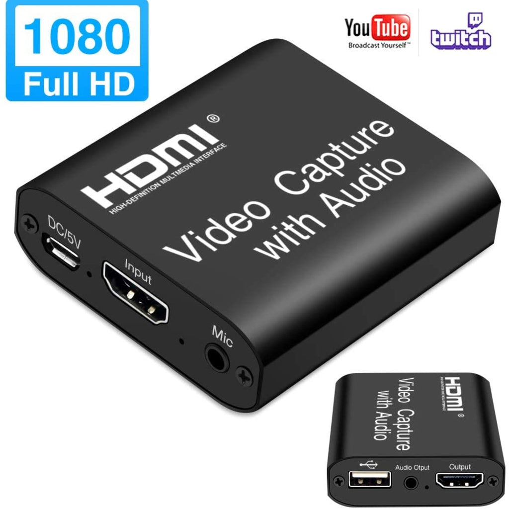 Capturadora de Video USB 3.0 HDMI Capture con Audio y Micrófono 4K S0577