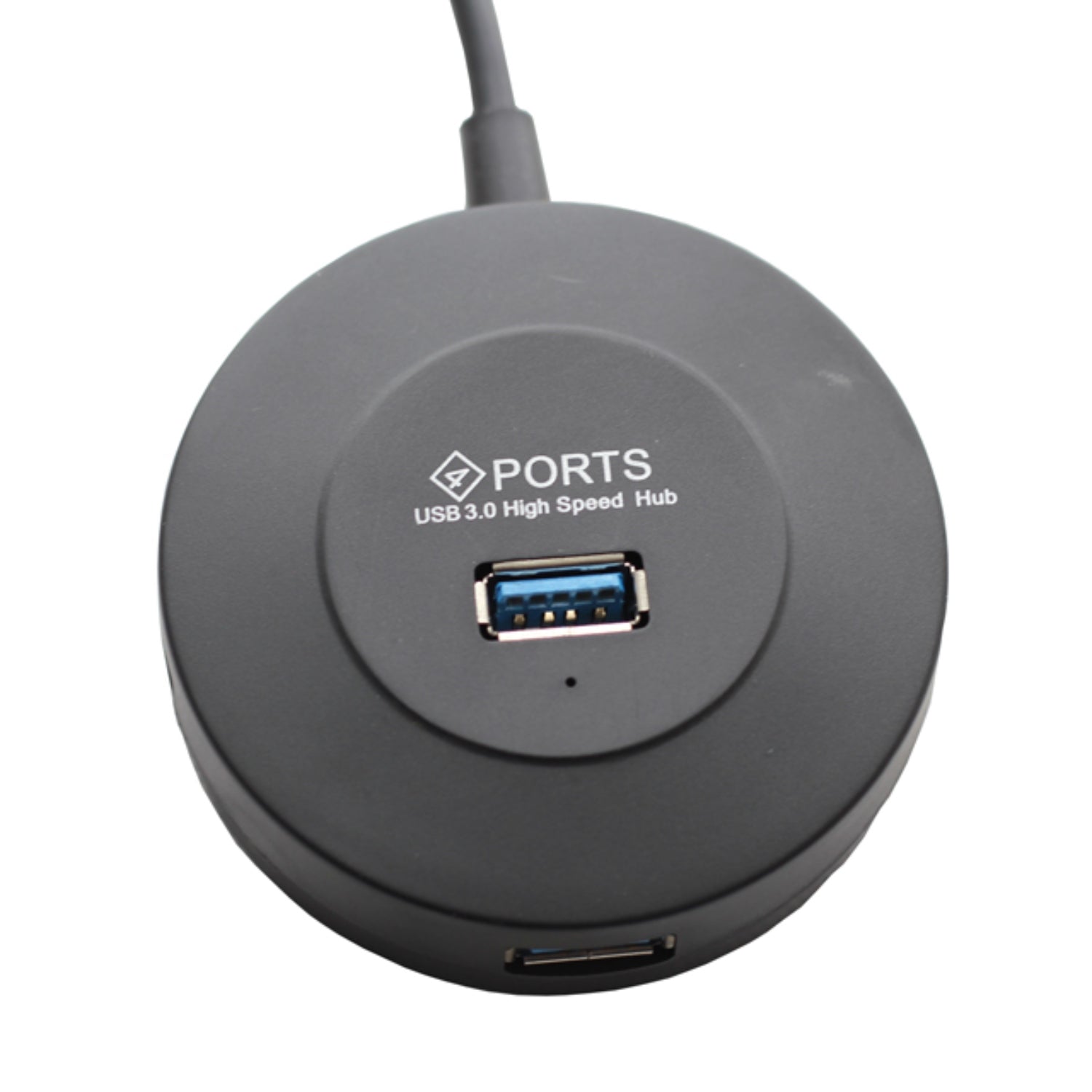 Hub 4 Puertos USB 3.0 5Gbps Cable 30 cm Redondo Delgado S0580