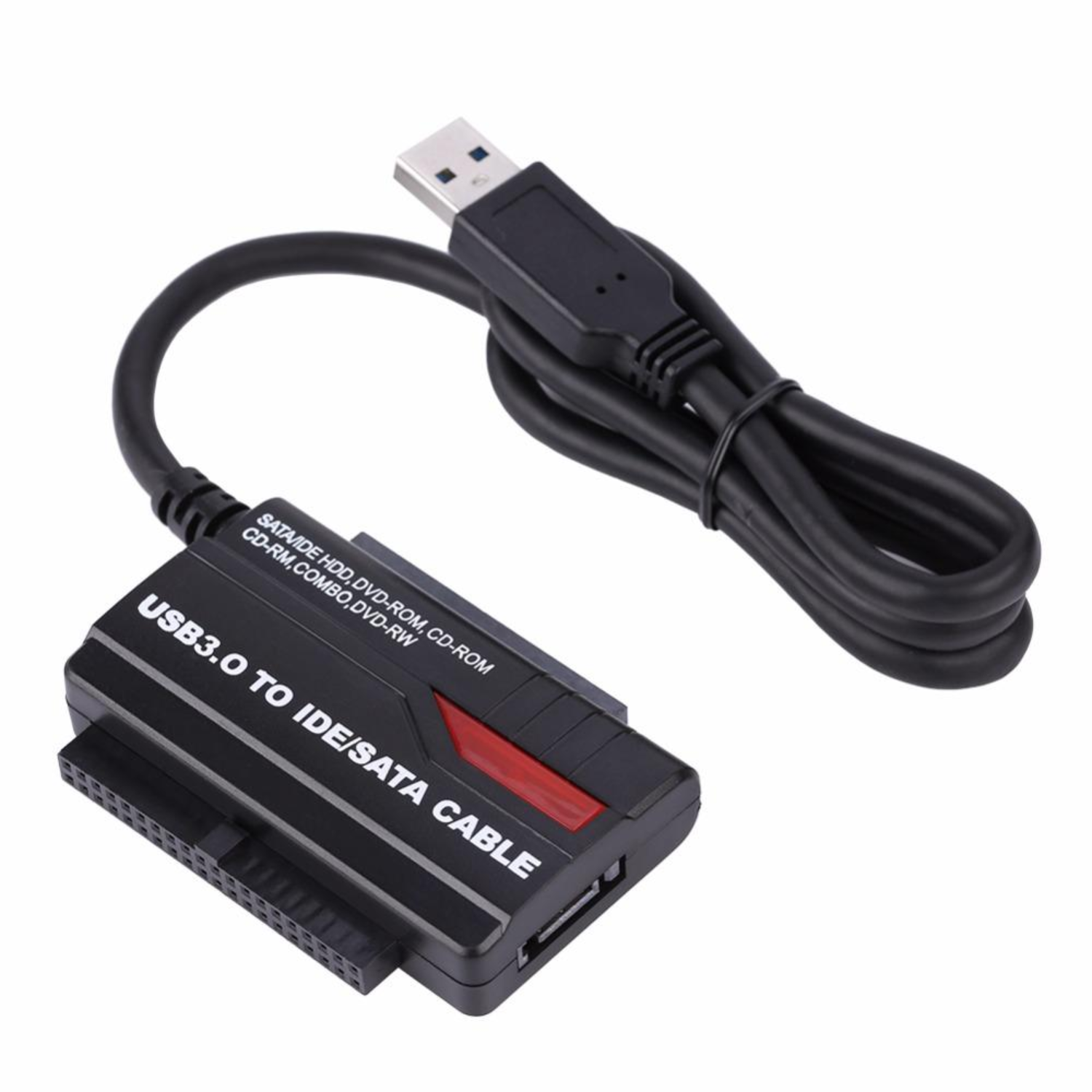 Convertidor IDE y Sata 3.5 2.5 a USB 3.0 Disco Duro DVD CD S0582