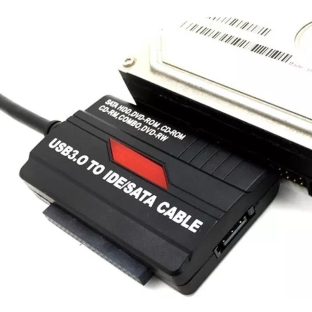 Convertidor IDE y Sata 3.5 2.5 a USB 3.0 Disco Duro DVD CD S0582