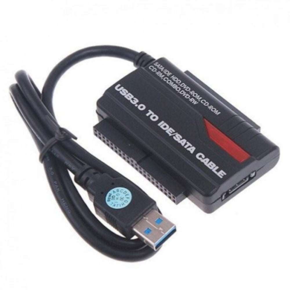 Convertidor IDE y Sata 3.5 2.5 a USB 3.0 Disco Duro DVD CD S0582