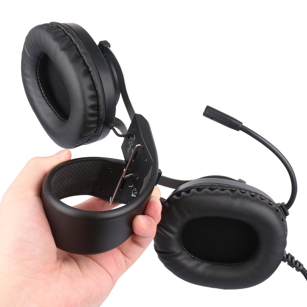 Audífonos Gamer K-10 Diadema Micrófono Control Volumen Led HD S0613