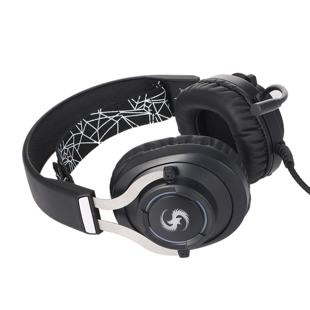 Audífonos Gamer K-10 Diadema Micrófono Control Volumen Led HD S0613